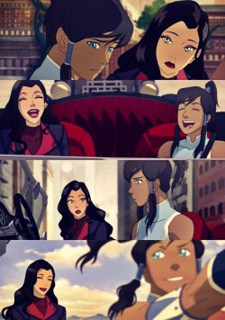 knobcone: Korra realized that Asami was the person she missed, and she was the person that Korra felt she was most understood by, and that she wanted to reach out to and feel close to even though they were so far away.(x)