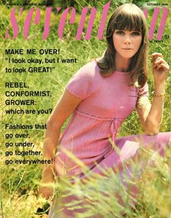 Joan Delaney / Seventeen magazine, Oct. 1966  Seventeen-October 1966 by Fashion Covers Magazines   