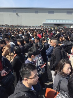 tokyomicma:  💖HOWDY NYALLsorry for lack of posts lol i was moving into my new dormyesterday i went to anime japan, which is a huge anime convention at the tokyo big sight center. as u can see. lines were huge. inside TONS of anime studios had a booth.