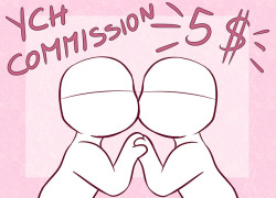 VALENTINE SPECIAL YCH (OTP) CHIBI COMMISSIONSHello guys!!!It’s already February, and this means that S.Valentine it’s coming!So I’m opening these special YCH chibi commissions, want you own character or OTP being cute? I’m here for that ;)I can