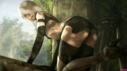 creepy-chimera: A2 Pinup! More A2, because nobody does any Best girl. Full HD Image 