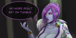 zepht7: Due to Tumblr’s upcoming content restrictions, I will not be able to post anything adult related here anymore. I can be found in the following places, hope to see you there! Twitter Hentai Foundry FurAffinity Deviantart Picarto 