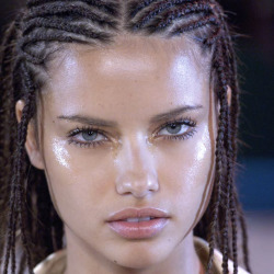 queenfoxillaa:ghosthly:goldlila:  versacegods:  eartheld:aestheticsmag:aestheticsso CUTE and EDGY and DIFFERENT when a white girl rocks braids but when a colored gal does it its GHETTO and TRASHY ok lmao  Adriana Lima is  part Portuguese , African,  Japan