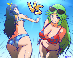 akairiot:  Waifu Wars~ &lt;3 (inspired by this…but I love them both) support lewdness - buy merch - ask questions - stream - twitter 
