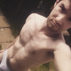 sombre-songbird:  Its too hot for clothes. #selfie #gay #sunbathing #uk #hot
