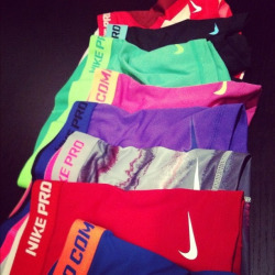 syndnelson:  Most girls? Splurge on shoes… “I” splurge on workout clothing. It’s all so cute! 