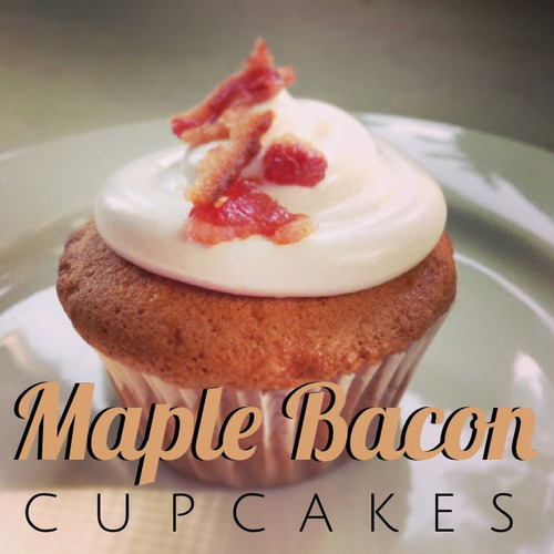 maple bacon cupcakes|the hip housewife