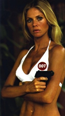 Britt Ekland in a publicity still from The Man with the Golden Gun, 1974.