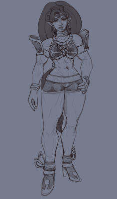 tinyfaceart: The new Gerudo girls are really nice.   My Twitter - Support me  -  Commission me   