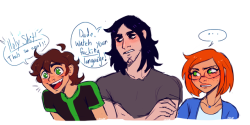 fuzzyghostpillow:i forgot how much i love this trio  lol XD