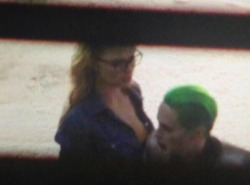 superherofeed:  superherofeed:  BREAKING NEW LOOK At THE JOKER And HARLEY QUINN!  I don’t see “Damaged” either!