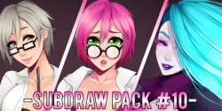 Finished the Subdraw Pack #10 for Gumroad!This pack includes: -Subdraw #28 (Teacher Alexandra)-Subdraw #29 (Teacher Alysa)-Subdraw #30 (Death Sworn Katarina)