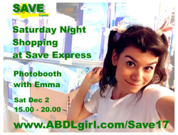 emma-abdl: emma-abdl:   Come shop diapers with me at Save Express! Saturday Night Diaper Shopping on Saturday December 2.There’s drinks, snacks, and special offers like 15% off all MyDiaper diapers. I’ll host a meet &amp; greet with a photo booth