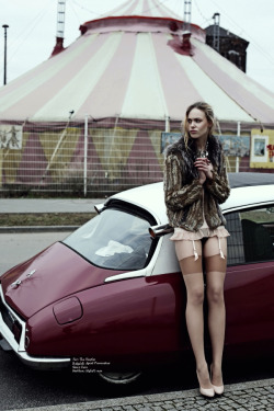 formerlyuncredited:  photography: Artur Verkhovetskyistyling: Linni Tahair and make up: Julia Leineweber / Model Managementlocation: Berlin, Germany   When I was a little boy my father had a Citroën like this, and in there I learned my first English