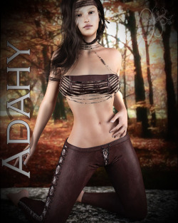  Adahy is a clothing set designed and created by CynderBlue, Adahy is the  Native American name meaning &ldquo;lives in the woods&rdquo; is a contemporary  take on traditional clothing of the Native Americans. Comprising 7  separate pieces, that can be