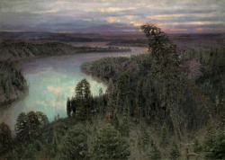 Viktor Vasnetsov. Bajarmaland (The Northern Land). 1899.