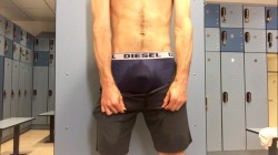 somewetguy:  Bold wetting in the middle of the locker room.   hot!!!!!