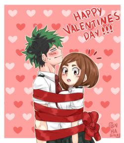 bnha-bitch:  Valentine’s Day Izuocha!!! ♡〜٩(^▿^)۶〜♡