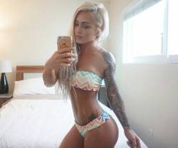 sexyinkmag:  It’s #selfiesaturday! Go #follow   @badasscass_fit  @badasscass_fit  @badasscass_fit   Don’t forget to tag us in your #selfie and we’ll post it.  #sexyink #sexyinkmag #girlswithink #girlswithtattoos #simagselfie 