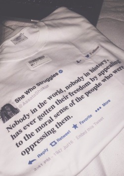 shop-blvck-nostalgia:  My “tweet-shirts” feature famous quotes by civil rights activists, revolutionaries, and leaders. Check them out at Blvck-Nostalgia.myshopify.com/IG: JvzDrvke