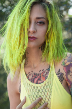 Is anyone else as crazy about my summer hair color as I am? One from the set &ldquo;Neon Blonde&rdquo; on @zivity http://www.zivity.com/models/Manchester/photosets/42