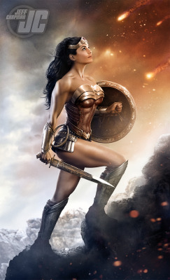 epicallyepicepicosity:  Wonder Woman by Jeffach 