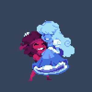 professionalmanlyguy69:Ruby and Sapphire from Steven Universe!100% view: