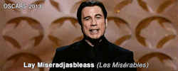 raphmike:  John Travolta at the Oscars 
