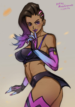 Daily sketch - SombraSee the rest of my Overwatch series here!Commission meSupport me on Patreon