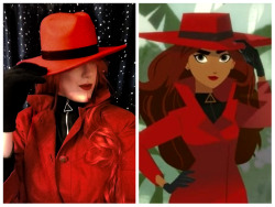 cosplay-galaxy:[Self] Threw together a quick Cosplay of Netflix’s Carmen Sandiego after bingeing the show! _River_Song_