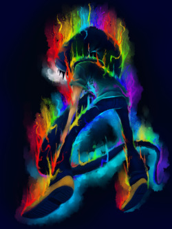 that-one-little-machine:  What happens when you combine homestuck, the need to draw, and rainbows? This. I made a gif too, but at the moment tumblr does not want to let me post it, so maybe later. 