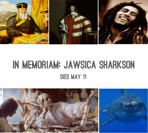 The Sanditon Museum was incredibly saddened to hear of the death of a Sanditon icon, Jawsica Sharkson, today. Jawsica was an absolute legend, and her death day, which she shares with Italian missionary Matteo Ricci, 2nd Earl of Dunfermline Charles Seton, reggae singer Bob Marley, and famed Italian violin maker Francesco Stradivari, is reflective of that. To celebrate Jawsica’s life, we will be offering free admission tomorrow, May 12th, the day of her funeral. Any donations we collect tomorrow will also be donated to the Department of Parks and Recreation as well as EnviroSanditon to help rid the beach and ocean of curling irons, like the one that killed Jawsica.