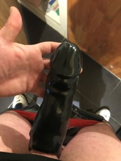 dronex515: NEW PENIS EQUIPMENT date: 19.05.2017   My programmer DRONE X501 order me to buy new equipment on my cock. Oxoball cocksheath. Here r some pics of it after installation on my penis.  I need heavy rubber cock attachment, to lost all types of