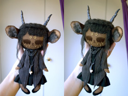 maskshop:  OK, I haven’t had the motivation to make anything lately, and I don’t have work for a couple of weeks, so I’m doing a GIVEAWAY!!!! for a free commission of a monster doll. Anything you want, as long as any extra supplies I need don’t