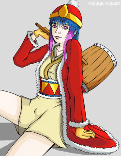 Lucy.OC cosplaying King Dedede.