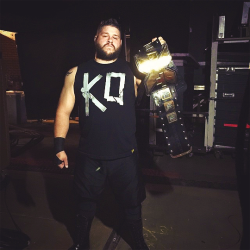 fluffy-milkk:   #WWEUniverse in case you haven’t met the @wwenxt champion, #KevinOwens has arrived on #RAW!  