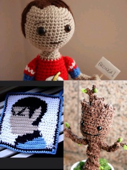 Crochet level - genius.  From  http://guff.com/23-geeky-crochet-creations-thatll-leave-you-in-stitches (by Eileen Mary O'Connell)
