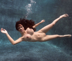 Nude underwater