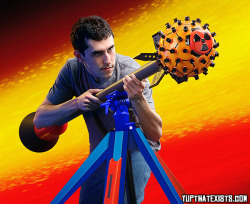 haiku-oezu:  hardestcopy:  yup-that-exists:  The Nerf Nuke Introducing the most epic Nerf weapon of all time! The Nerf Nuke is a rocket that launches in the air and shoots out 80 Nerf darts in every possible direction. It’s the holy grail, and is guarante