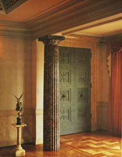 hadrian6:Interior Detail. John Blatteau. American b.1943 architect.     http://hadrian6.tumblr.com