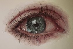 crabinhisass:  another eye painting I did 