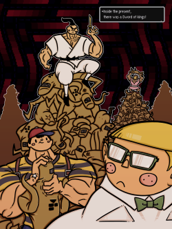 nightmargin:  sijbrenschenkels:  Finally found “Sword of Kings” Now all my characters are above level 80… Time to grasp the true form of Giygas’ attack  THIS IS MY FAVORITE EARTHBOUND FANART 