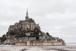 vintagepales2:  Mont Saint Michel Abbey  