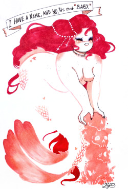 thoughtfulll:  jijidraws: ♡ MERMAY! Part 2 ♡I had a great time exploring negative shapes this Mermay. All originals are up for sale on my new site:♡ JIJI.storenvy.com ♡  