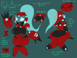 elfdrago:  Obligatory Ela ref!   Hmmmmmm, ideas for drawing Ela out in the annual tentacle event, which Weavile joins in&hellip;&hellip;. but for another time.Kind of want to draw out a OC gynoid now.