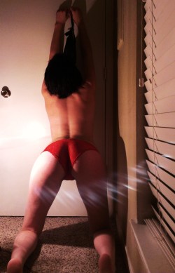 ohaddicted:  orgasmixx:  underweartuesday:   Hello Miss Tuesday, I’m dedicating my first submission to my favorite red lace panties. I remember the first time I wore them. My ex, known as Raine in my blog stories, and I had enjoy some dinner and drink