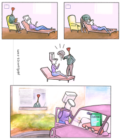 nicholasgurewitch:  “Treatment” (http://pbfcomics.com/comics/treatment/)  Original art in shop: https://perrible.bigcartel.com/product/original-pbf-comic-treatment 