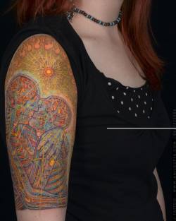 tattooistartmag:  👴🏼 An oldie but a goodie Artist: Anil Gupta Location: #NYC Artist IG:  Artwork by: @alexgreycosm Same person that wears the Alex grey tattoo shared yesterday.  #tattoo #tattoos #art #artist #tatuaje #tatouage #tatuaggio #tatuagem