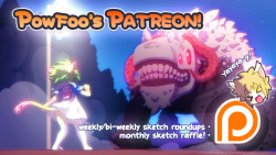 powfooo:  CHOO CHOO~ everyone! I’m hopping on the Patreon train! http://www.patreon.com/powfooo If you’ve been following me for a while, you may have noticed that I don’t update much anymore. I simply can’t use my time on personal stuff. It’s