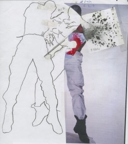 showstudio:  Collage for WAR, Nick Knight 